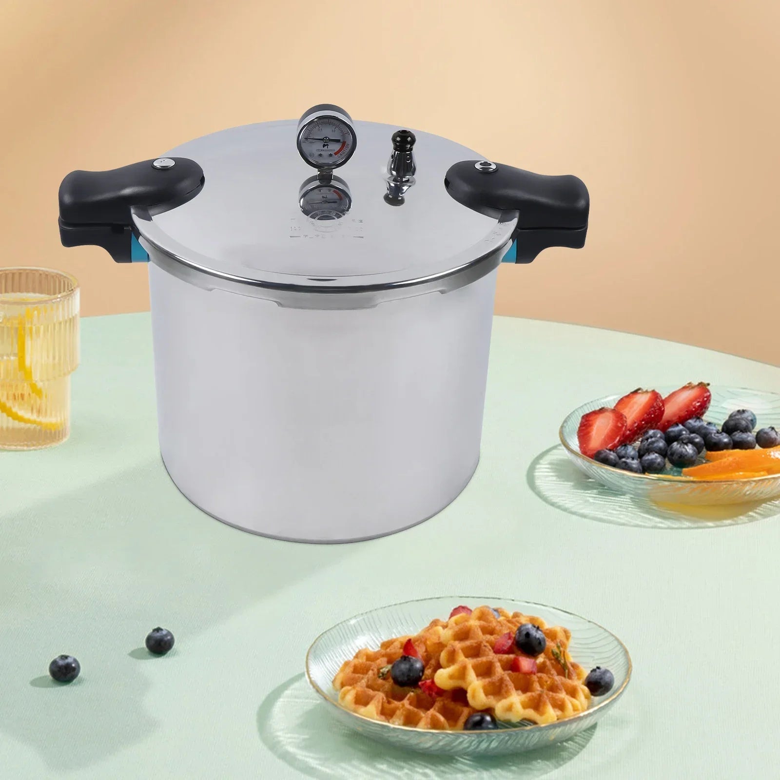Thickened Explosion-proof Pressure Cooker 23 Quart Kitchen Pressure Canner Cookware 90kpa HOT.