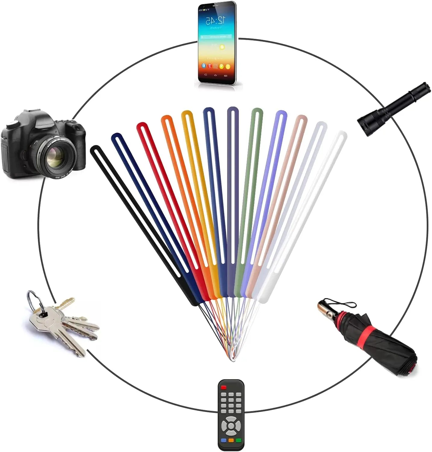 Silicone Wrist Straps Mobile Phone Strap Charms Cute Lanyards for Iphone Strap Camera Keys Cord Lanyard Key Chains Hanging Rope.