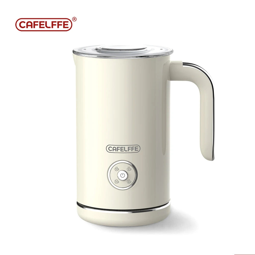 Cafelffe 4in1 Electric Milk Frother Frothing Foamer Chocolate Mixer Cold/Hot Latte Cappuccino Automatic foam milk heater Warmer