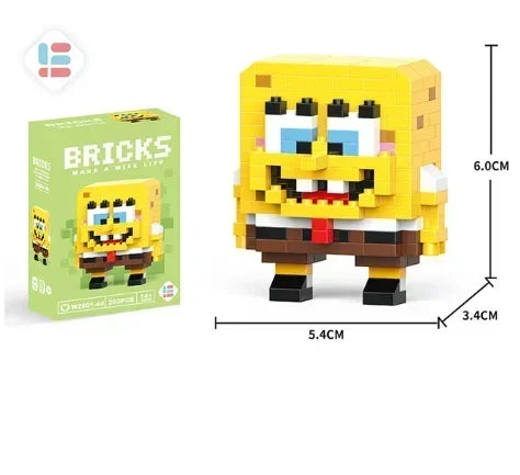 Disney 108 Style Stitch LinaBell Hello Kitty Building Blocks Princess Cartoon Figrues Bricks Children's Assembly Toys Model Gift
