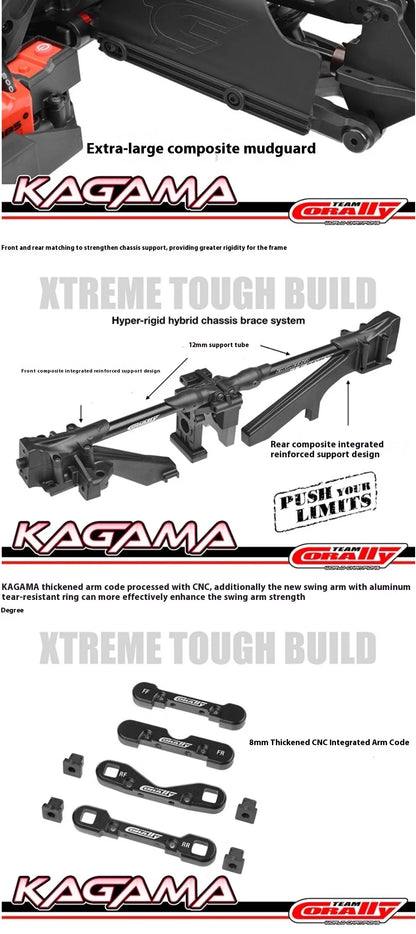 Team Corally Kagama 6s 1/8 4WD RC Cars Remote Control Electric Simulation Racing Card Climbing Off Road Vehicle Model Toy Gift.