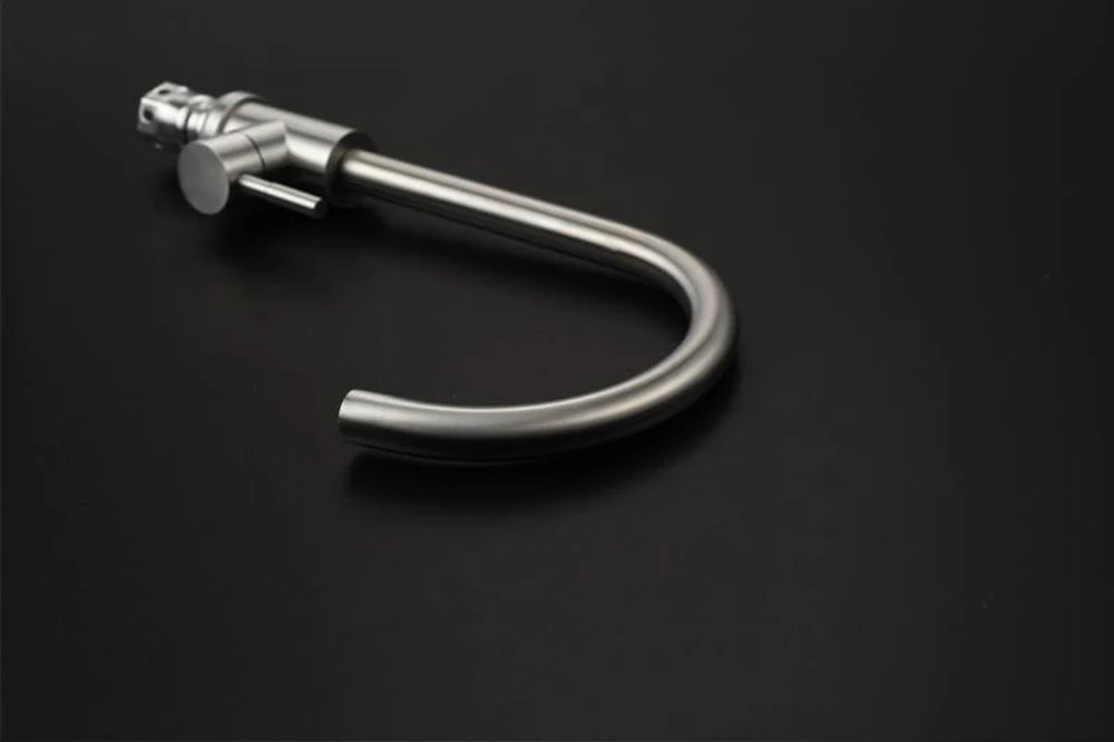 Black Kitchen Faucet Stainless Steel Kitchen Mixer Single Handle Single Hole Kitchen Faucet Brushed Nickle Mixer Sink Tap