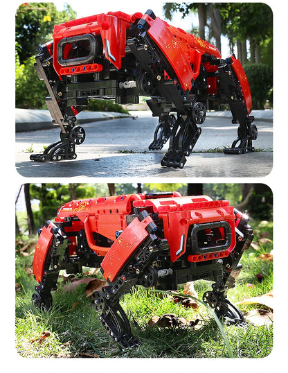 MOULD KING 15066 15067 Technical Toys The APP&RC Motorized Boston Dynamics Big Dog Set Assembly AlphaDog Building Blocks Bricks
