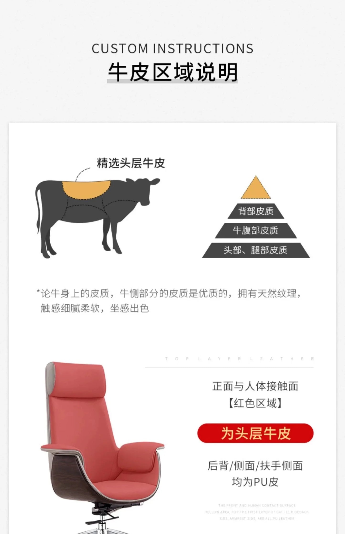 Einfacher Computer-Bürostuhl, ergonomisch, luxuriös, für Konferenzen, bequemer Bürostuhl, drehbarer Executive-Bürosmeubilair