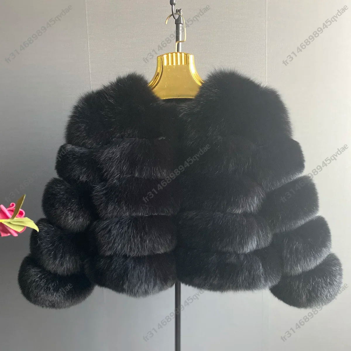 Damen Pelzmantel Damen Fuchspelzmantel Natürlicher Fuchsmantel Damen Werbeartikel Original echte europäische und amerikanische Modelle.