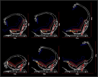 Manticore Zero Gravity Liegestuhl aus echtem Leder, Cockpit-Option, Memory-Schaum mit Massageunterstützung, mehrere Monitore