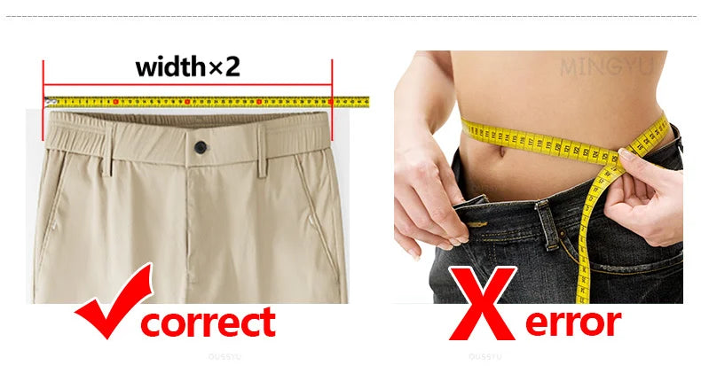 Spring Summer Casual Pants Men Thin Stretch Slim Fit Elastic Waist Business Classic Korean Trousers Male Khaki Gray 38.