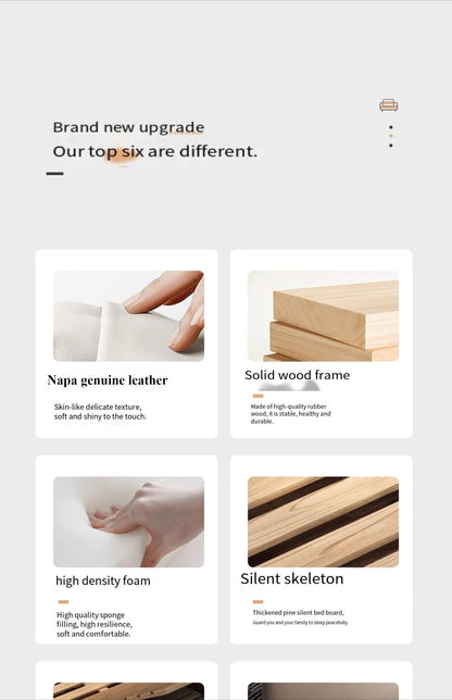 Doppel Full Size Bett rahmen Whitr großes modernes Design Kopfteil Bett Königin Schlafzimmer Luxus Muebles Para Dormitorio nordischen Möbel