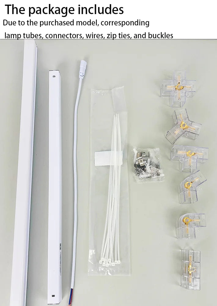 LED Honeycomb Lamp Barbershop Light Hexagon Lights Lamp AC85-265V Led Tube Ceiling Lighting For Car Detailing Workshop.