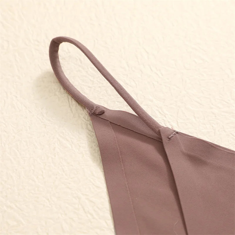 3Pcs/Set Women Seamless Panties Sexy Ultra-thin Briefs Female Ice Silk No Trace Underwear Low Rise Solid Color Soft Lingerie.