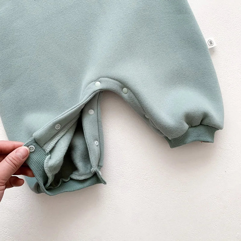 Neuankömmling Cartoon Dino Print Baby Neugeborenen Stram pler Säuglings mädchen Overalls Langarm Jungen Kleidung ein Stück.