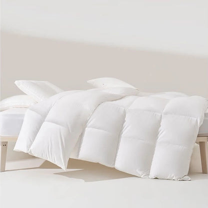 Sondeson Women Noble 100% Goose Down Quilt Filler 3D Bread Duvet Comforter Winter All Season Blankets 100% Cotton Shell 1PCS.