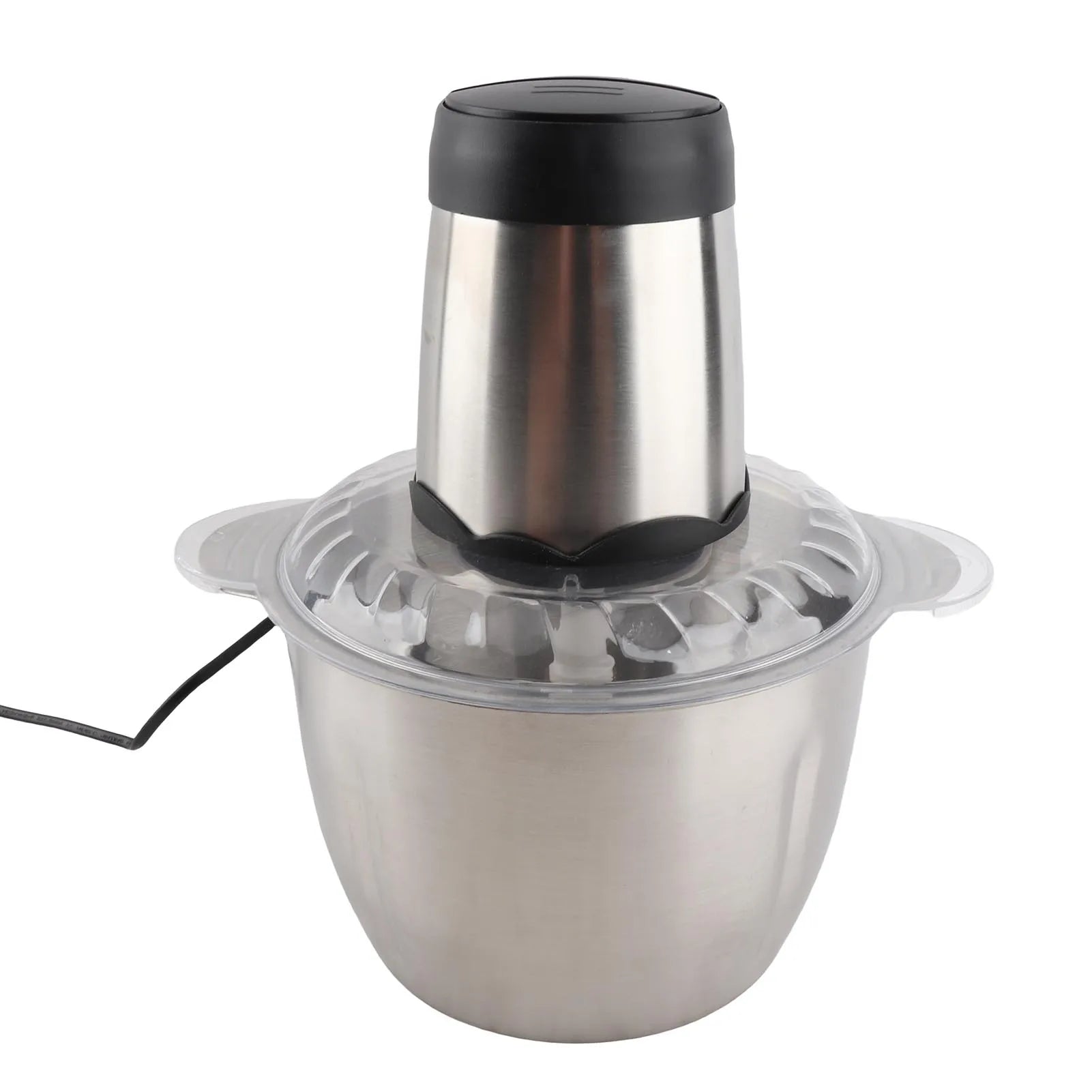 Electric Meat Grinder 3L Large Household Capacity Stainless Steel 2 Gears 300W High Power Kitchen Cooker Blender.