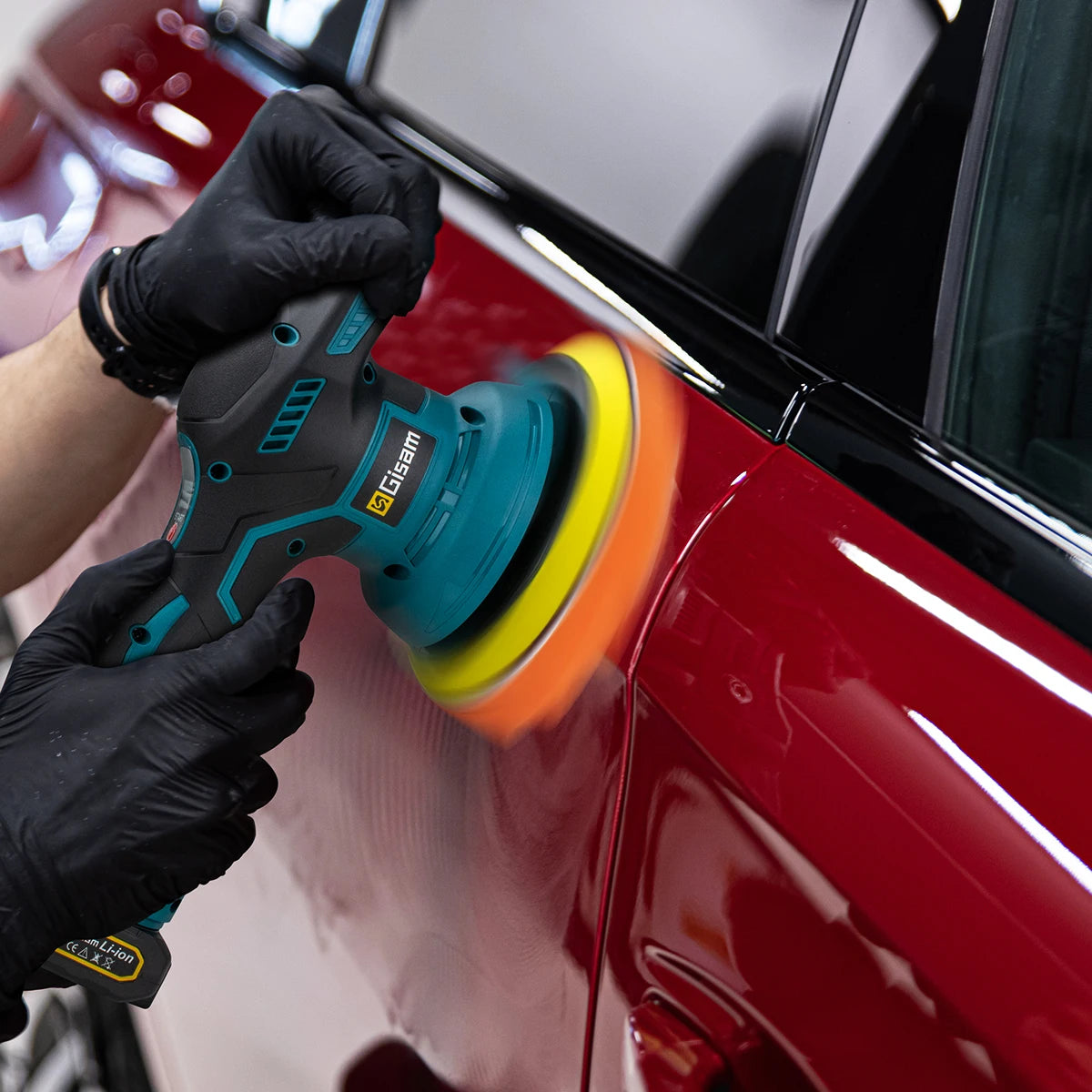 G perfil Akku-Autopolierer, 8 Gänge, verstellbar, automatisch, elektrisch, Wachsen, Schleifen, Versiegelung, Glasur, Elektrowerkzeug, passend für Makita 18 V Akku-Stift