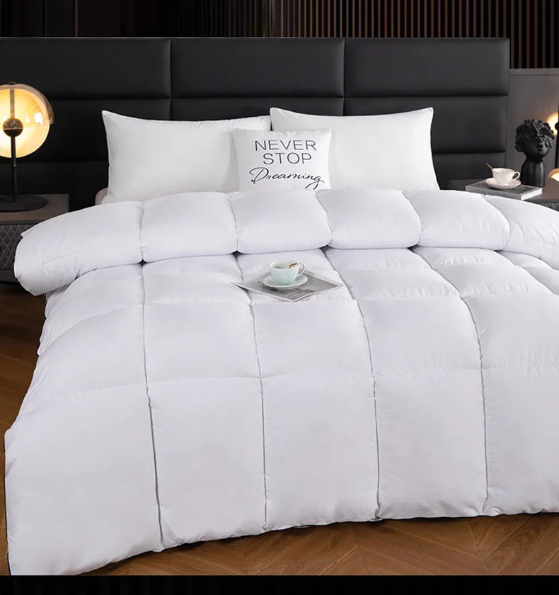 hotel style Comforter Queen KingLightweight fluffy comfortable and breathable soft winter quilt very warm 220x240 Quilts  - et.
