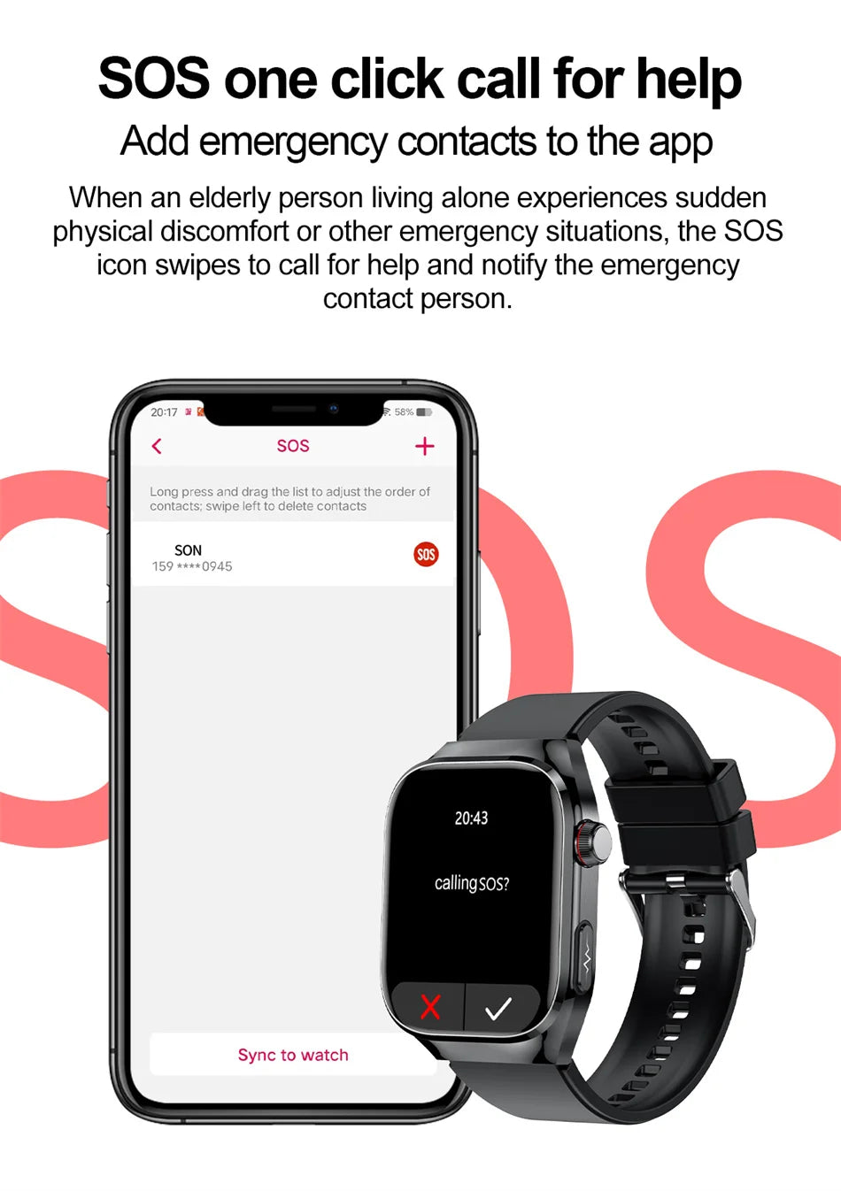 SmartWatch Voice Call Push reminder Physical examination Health Watch Blood Pressure UricAcid Blood Oxygen ECG Sport Smart watch