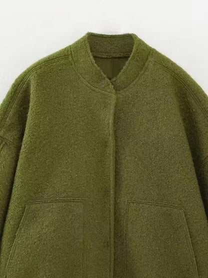 TRAFZR Damenjacken Frühling 2023, elegantes Fleece, Vintage, neue Oberbekleidung, Langarm, Harajuku, Y2k, Streetwear, Bomberjacken