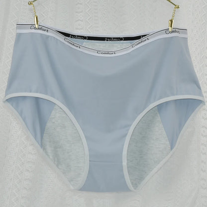 ‌1pc Women's Maternity Menstrual Panties Anti-Side Leakage High Waist Cotton Physiological Period Underwear for Ladies‌ 40-100kg.