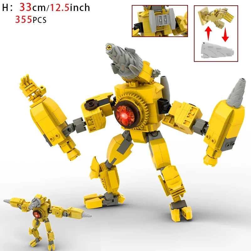 Moc Skibidi Toilet Action Figures builing blocks,Camerman Titan Speakerman Surveillance Man TVMan Boys Bricks Toys For Kids Gift