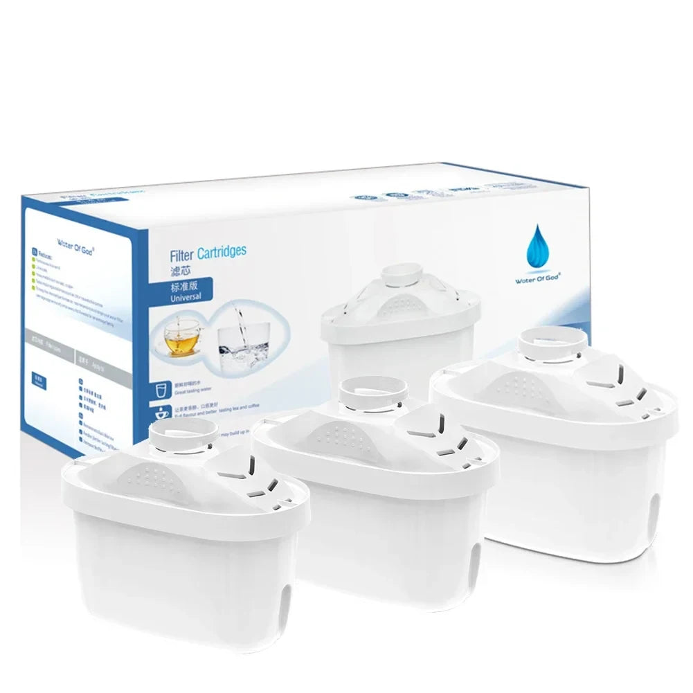 1-10PCS Water Filter Cartridge for Maxtra Reducing Limescale Chlorine Impuritie Purify Kettle Activate Carbon Water Filter