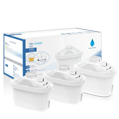 1-10PCS Water Filter Cartridge for Maxtra Reducing Limescale Chlorine Impuritie Purify Kettle Activate Carbon Water Filter