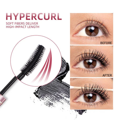 Mascara Eyelashes Lengthening Waterproof Long Lasting Silky Lash Black Eyelashes Extension Make Up Beauty Eye Korean Cosmetic.