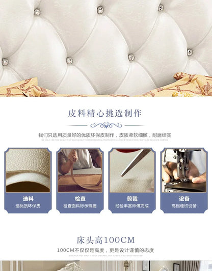 Multifunktionales Doppelbett mit Stauraum, europäisches minimalistisches Camping-Zubehörbett, luxuriöse moderne Camas De Dormitorio-Möbel