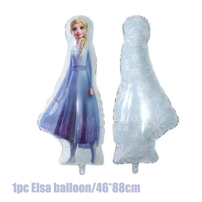 Disney gefroren Geburtstag Dekorationen Mädchen Papier Geschirr Teller Servietten Tassen Schnee königin Geburtstag Deko Hintergrund Luftballons Lieferungen