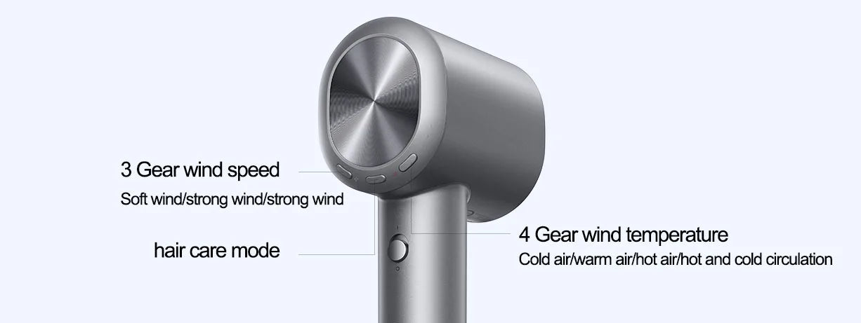 XIAOMI MIJIA High Speed Water Ion H701 Hair Dryers Professional Hair Care Quick Dry Negative Ion 65m/s 110000Rpm 220V CN Version