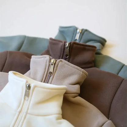 Children Clothes Sets Kids Sportswear Suits for Children Warm Autumn Winter Fleece Sweatshirt + Pant Kids Boy Girl Outfit.