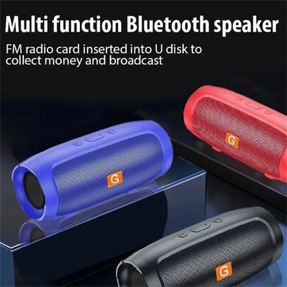 Portable Subwoofer Bluetooth Speakers Outdoor Stereo Surround Waterproof Loudspeaker Wireless Sound Box Support FM Radio TF Card.