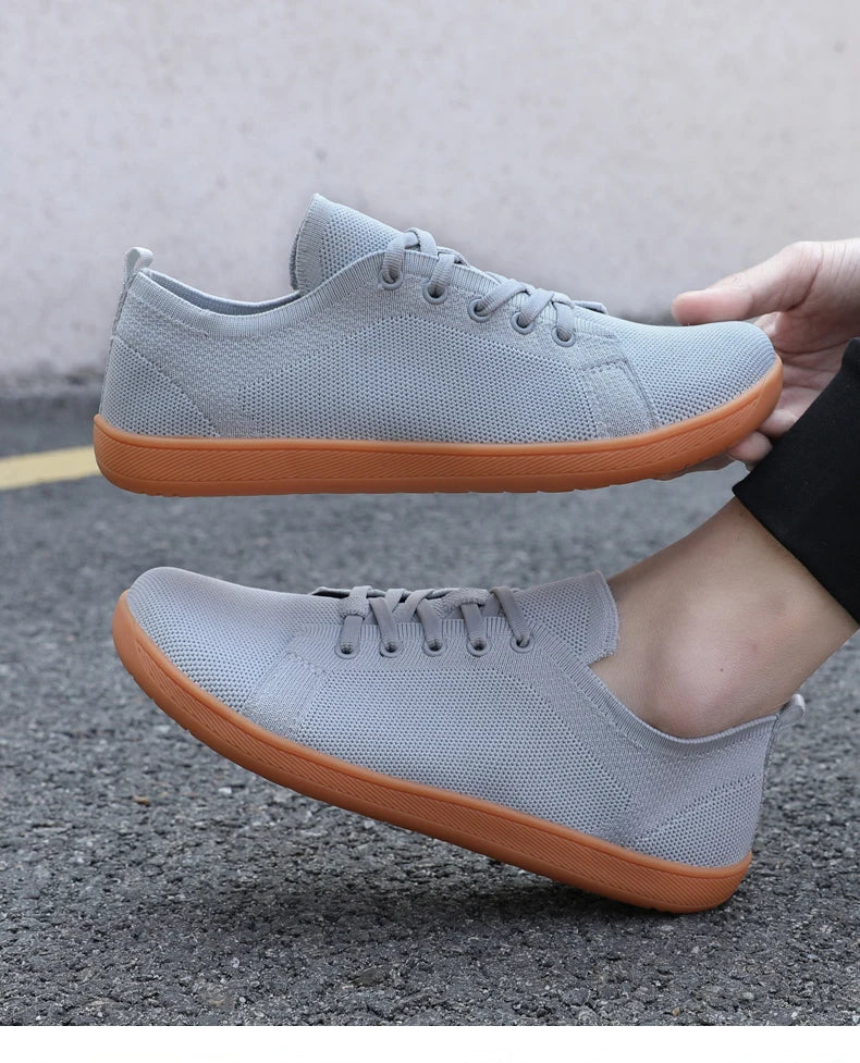 Barfußschuhe mit breiter Zehenpartie für Herren und Damen, minimalistische Wandersneaker |   Zero Drop Sole |   Atmungsaktives Mesh.