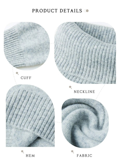 Gestrickte Pullover Kaschmir Pullover frauen 100% Merino Wolle Rollkragen Mode Pullover Winter Herbst Jumper Top Weibliche Kleidung