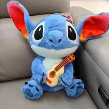 20-40cm Anime Cartoon Pink Angel Series Lilo & Stitch Doll Cute Hug Duck Stitch Plush Toy Soft Stuffed Kawaii Kid Birthday Gift