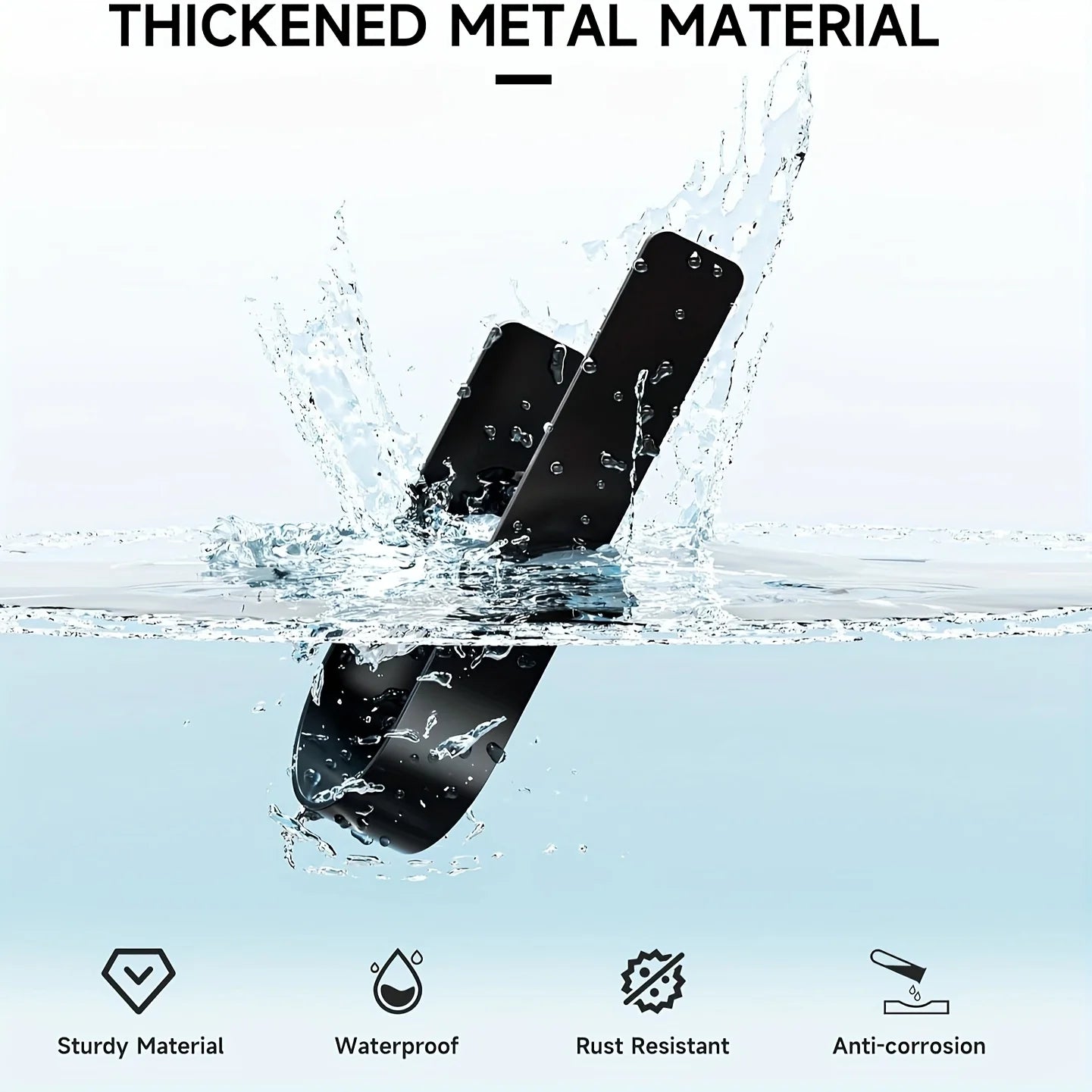 3-in-1-Toilettenpapierhalter zur Wandmontage mit Handtuchhalter und Haken – schwarzes Metall, platzsparendes Design für Badezimmer, Küche, Wohnzimmer