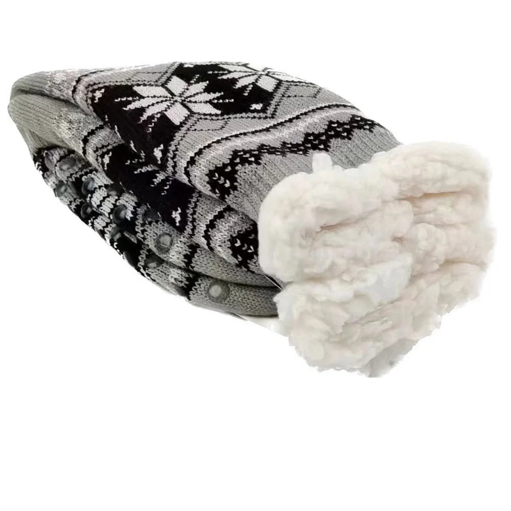 Winter Socks Mens Fluffy Warm Short Plus Velvet Soft Thermal Non Slip Floor Fuzzy Sock Male Thickened Gifts 2023 New In.