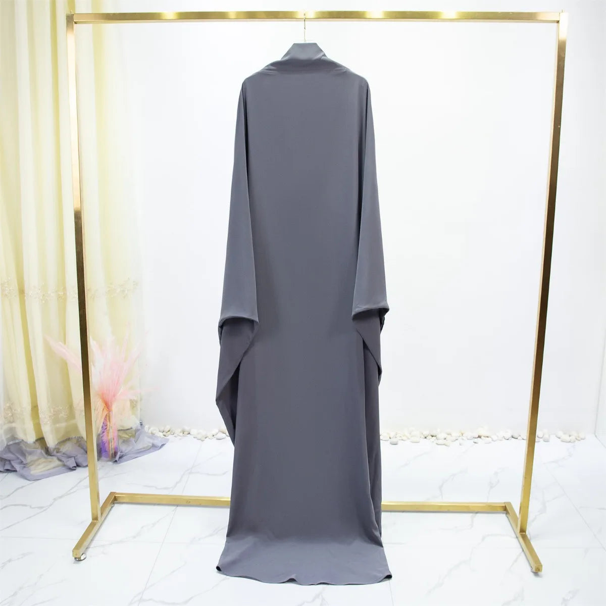 Women's Traditional Arabian Batwing Sleeve Abaya Muslim Loose Maxi Length Dress Women Jilbabs.