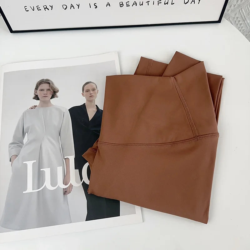 Women's High Waist Butt Lift Yoga Pants - No Camel Toe, Buttery Soft Naked Feeling, Peach Hip, Seamless Gym Running Leggings