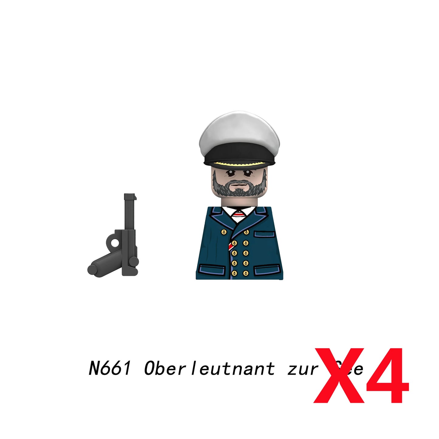 Military WWII Figure Building Blocks Accessories MP40 Rocket Launcher MG42 Officer Army Camouflage Soldier Pzf 98K Toy Gift N029