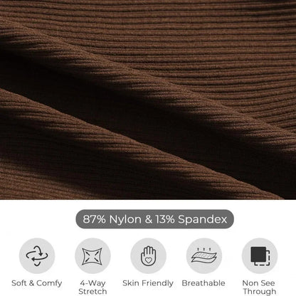 Seamless Long Sleeve Yoga Suit Waist-Fitted Shaping Trousers Casual Sports One-Piece Zippered Fitness Wear.