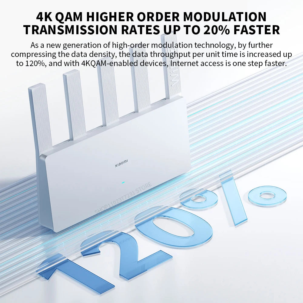 NEW Xiaomi Router BE5000 Wi-Fi 7 2.4/5GHz Dual-Frequency Mesh 2.5G High-Speed Network Port IPTV OFDMA Signal Amplifier Mi Home.