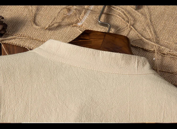 2025 Chinese Style Cotton Linen Casual Suits Spring Autumn Men's Long-sleeved Shirt and Pants Two-pieces Fashion Men Sets M-5XL.