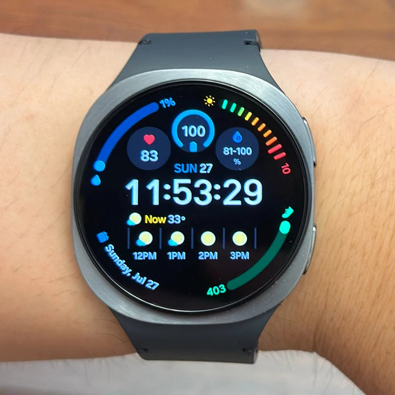 Samsung Galaxy Watch 8 new 2025 30-hour battery life with AOD on, supports wireless charging (charger included); Bluetooth 5.3,.