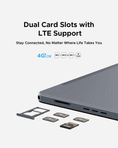 Doogee 2 in 1 Tablet Pc Tab E3 Max Gmini Ai 14" 2.1K Display Android 15 32Gb (8+24) 256Gb 13500Mah Battery Helio G100 Tablet Pc