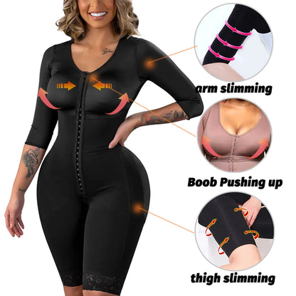 Girdles Shapewear Faja Colombianas Shaper Bodysuits Tummy Slimming Corset Full Body Reducer Postpartum Carving Bodices Sheath.