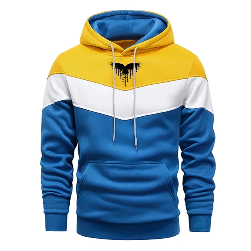 Viking Raven Men's Tracksuit Hoodie Sweatpants Urban Casual Fashion Sportswear Autumn Winter Home Outdoor Comfort Warm Outfit