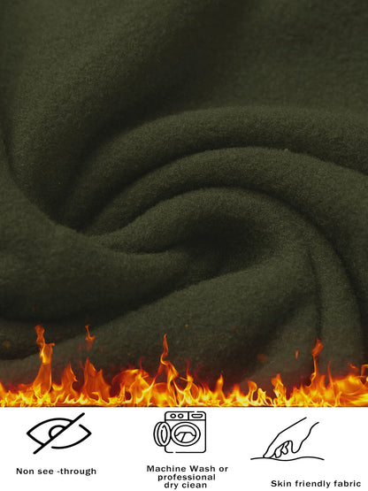 Superweiche, mit Fleece gefütterte Leggings für Damen, Workout, Yoga, Laufen, Thermo-Warmhose für kalten Winter.