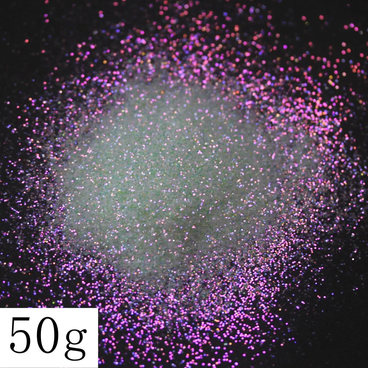 Ultra Fine Colorful Spark - Solvent Resistant White Iridescent Glitter -  - 015 Size, 0.5 mm