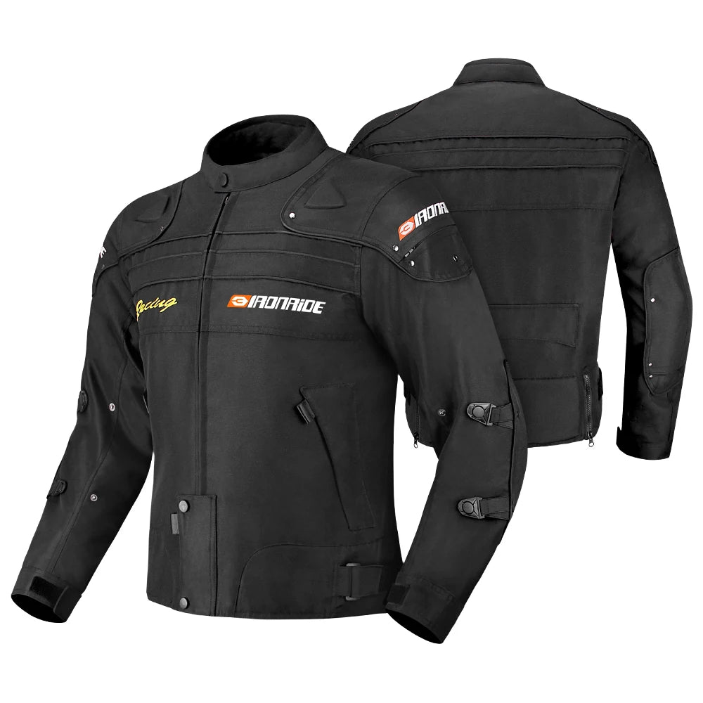 DUHAN Windproof Motocross Jacket Motorcycle Pants Men Motorcycle Jacket Wear-resistant Body Armor Moto Clothing For Winter.