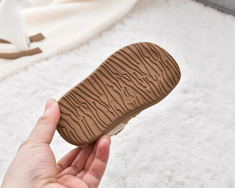 2025 Winter New Pulsh Fashion Trend Casual Sports Shoes for Childrens Anti Slip Warm Boys' Shallow Mouth Versatile Snow Sneakers